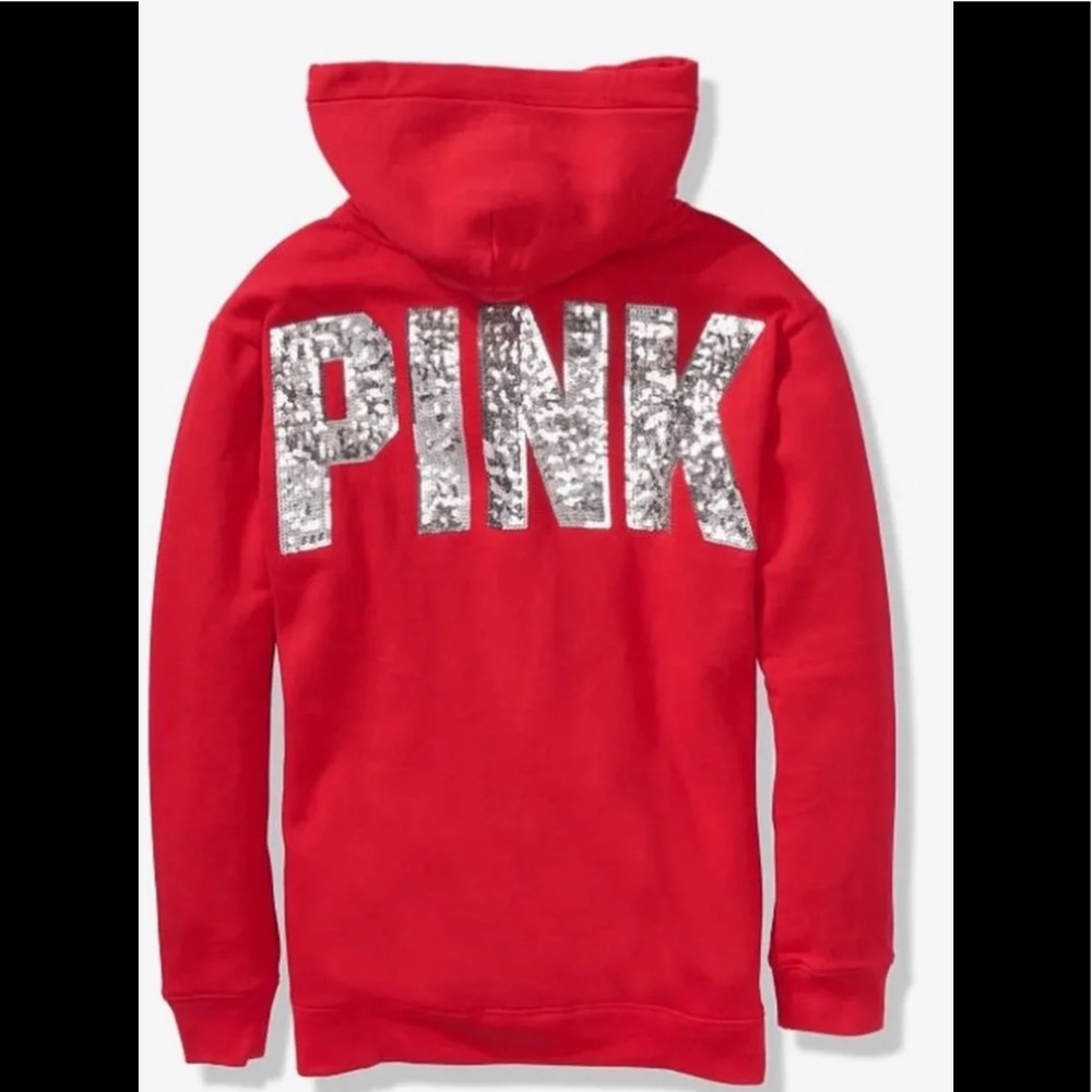 Victoria Secret pullover Sherpa lined hoodie